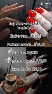 Nova Tabela de Valores
#manicuresorocaba
#empreendedorismo
#unhas